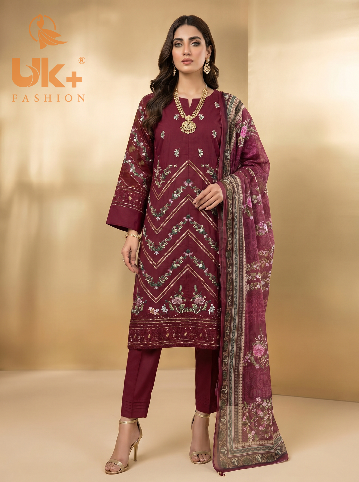 3pc pure lawn shirt,touser,dupatta