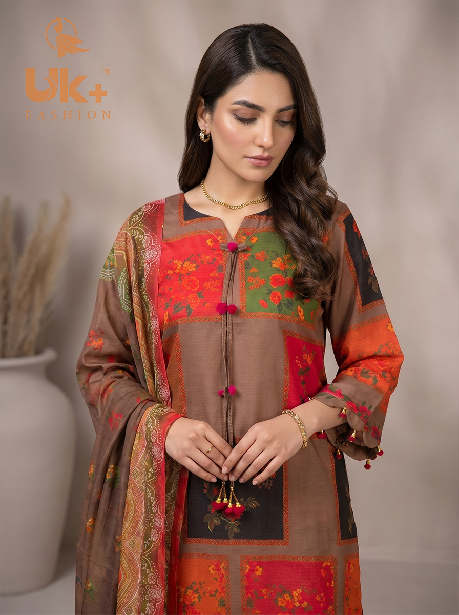3Pc Bona Dora Lawn Shirt, Plazo, Dupatta