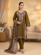 3pc pure lawn shirt,shalwar,dupatta