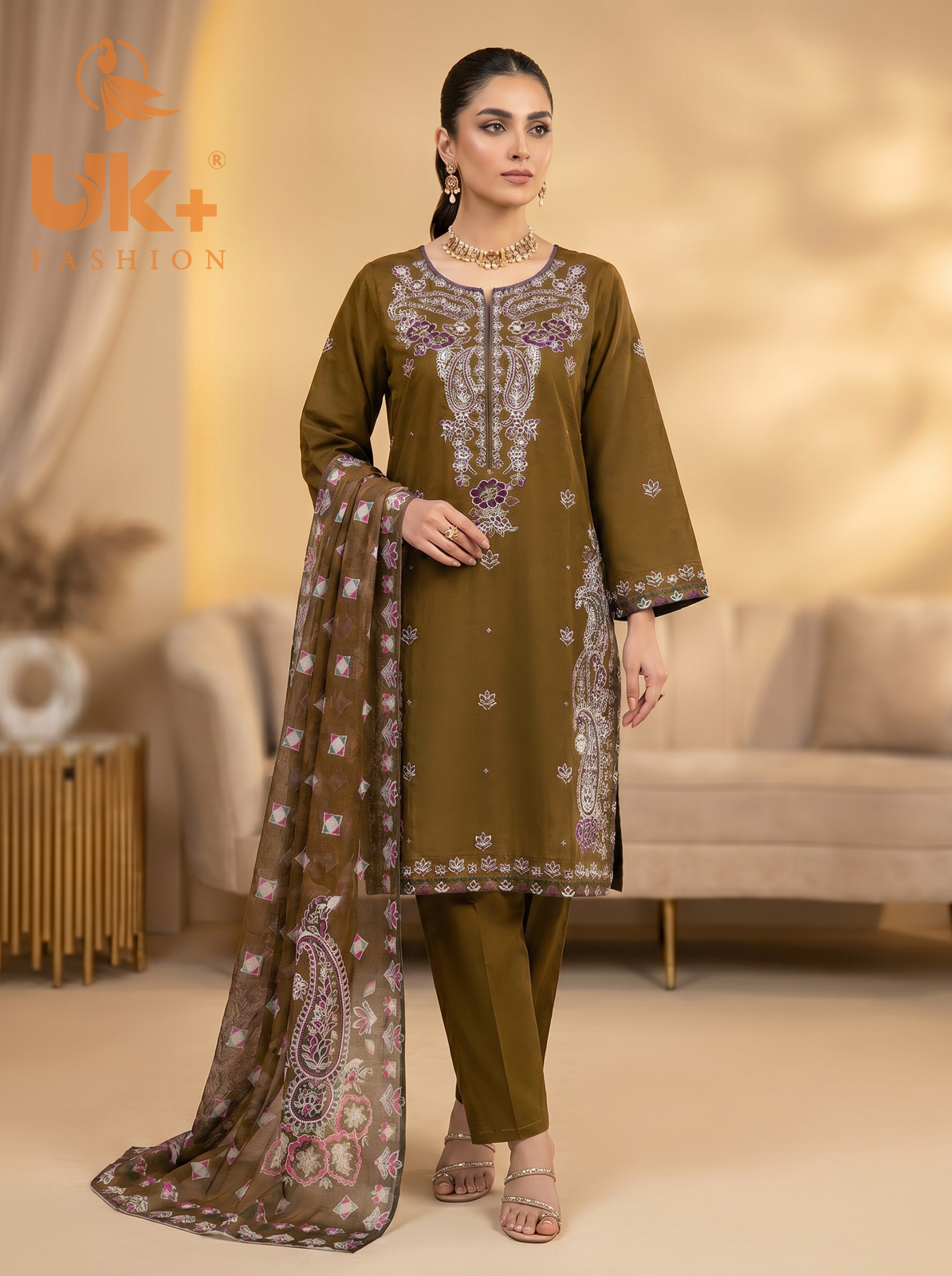 3pc pure lawn shirt,shalwar,dupatta