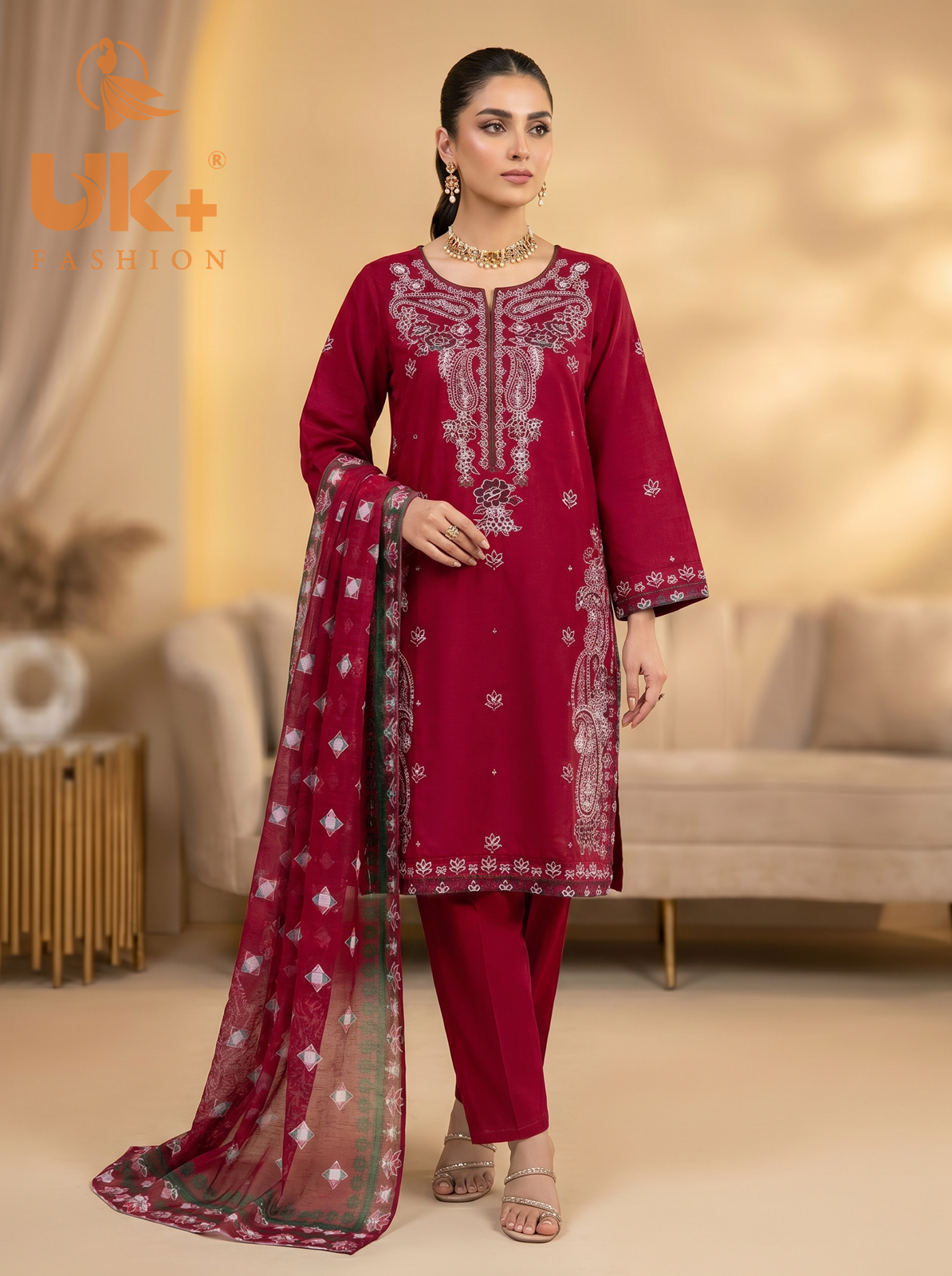 3pc pure lawn shirt,shalwar,dupatta