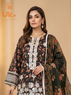 3pc pure lawn shirt,touser,dupatta