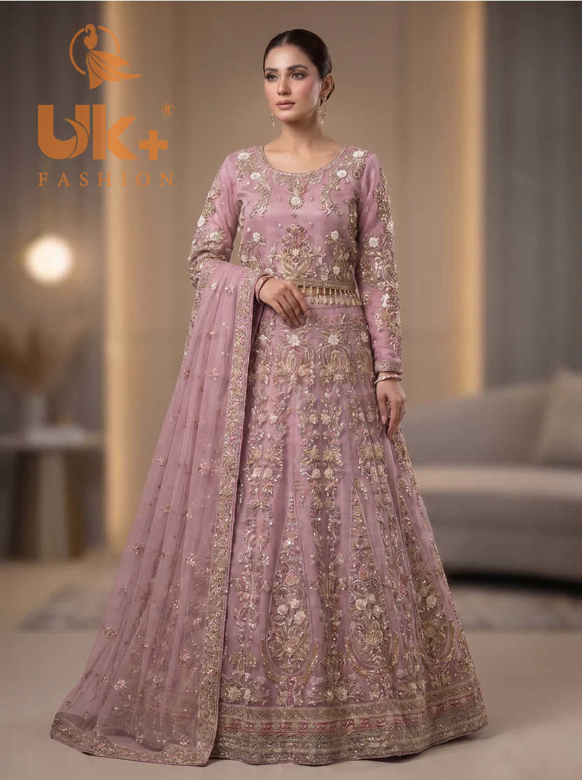 Bridal organza cancan lehenga ,dupatta