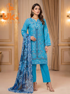 3pc pure lawn shirt,touser,dupatta