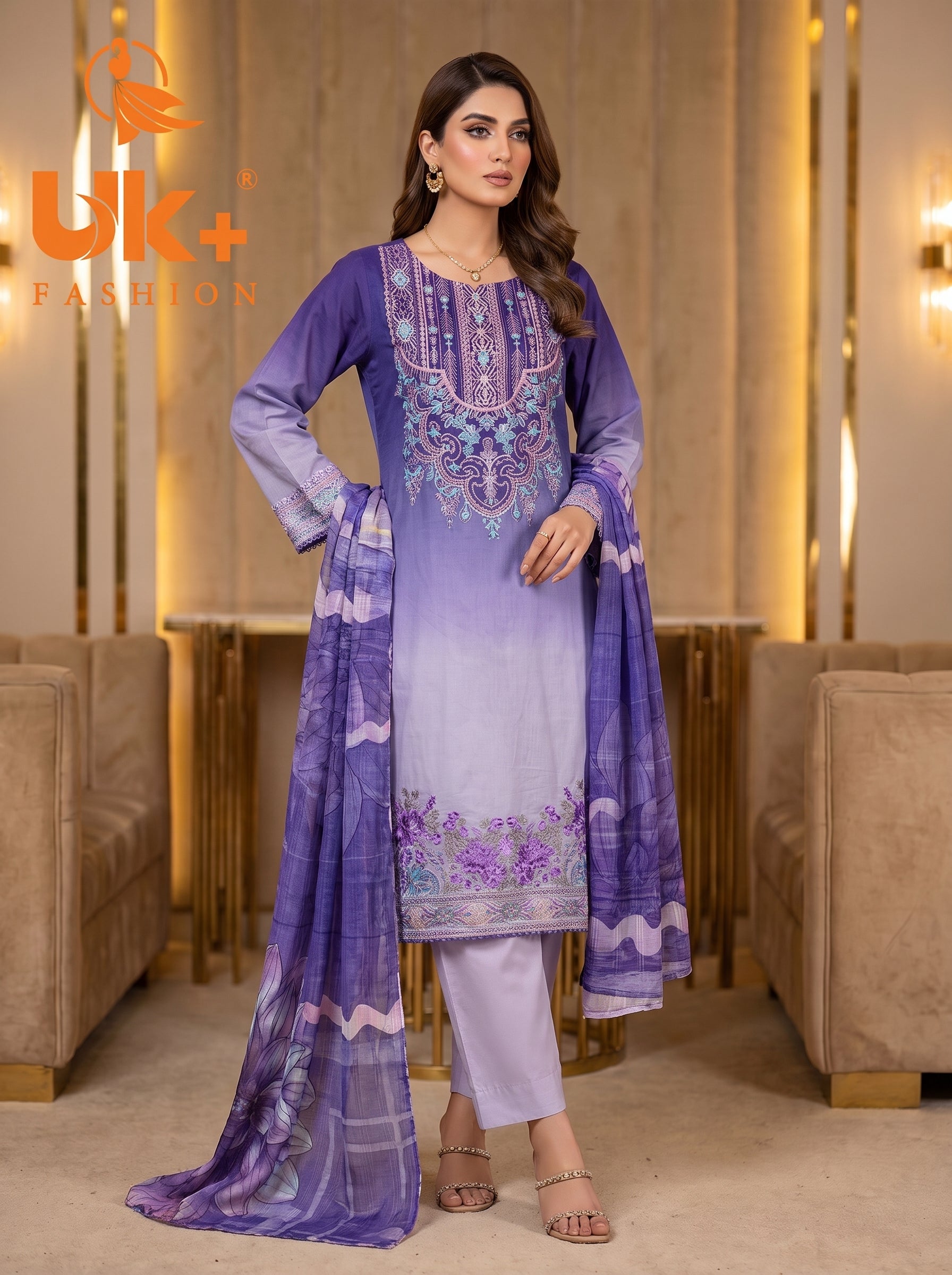 3pc pure lawn shirt,touser,dupatta
