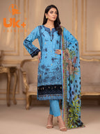 3pc pure lawn shirt,touser,dupatta