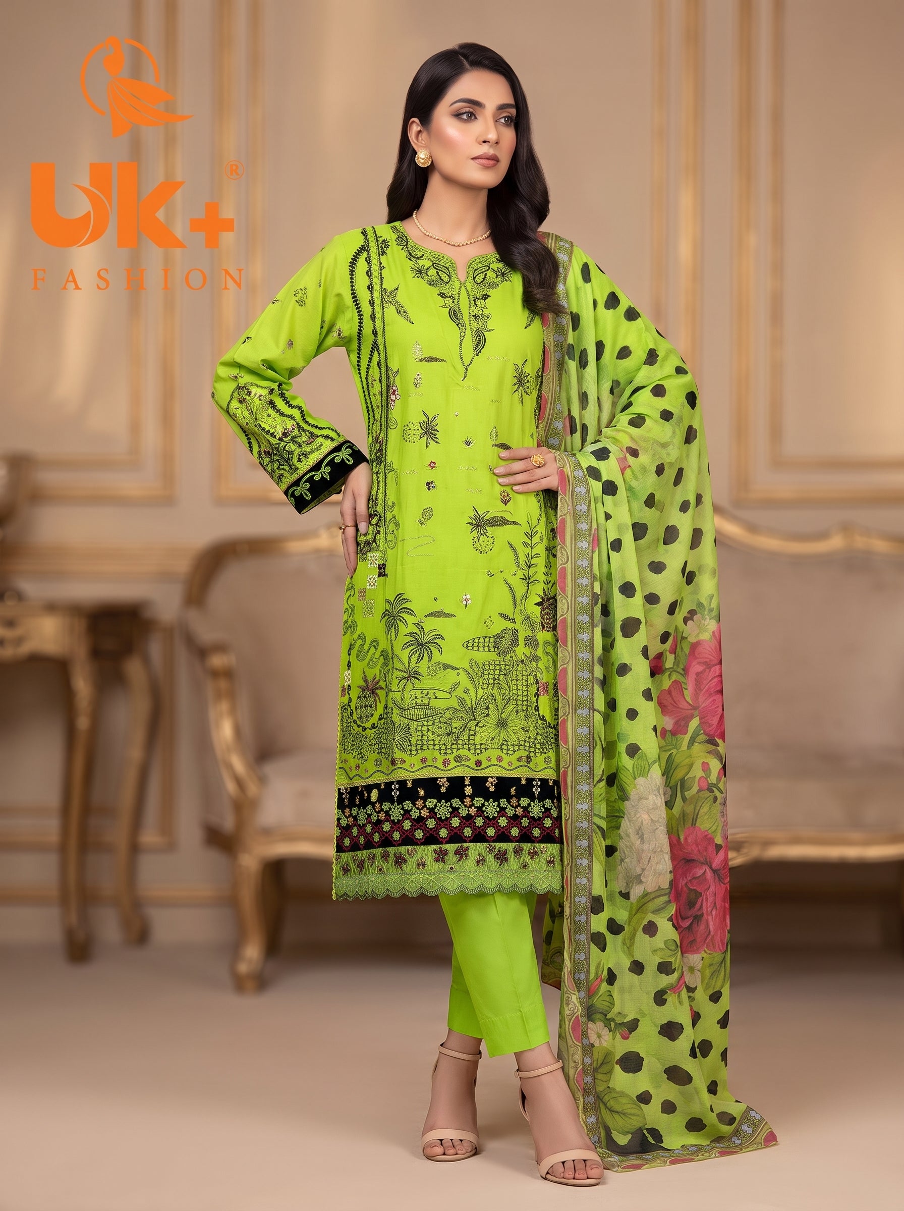 3pc pure lawn shirt,touser,dupatta