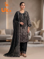 3Pc Embroidered Chiffon Shirt, shalwar, Dupatta