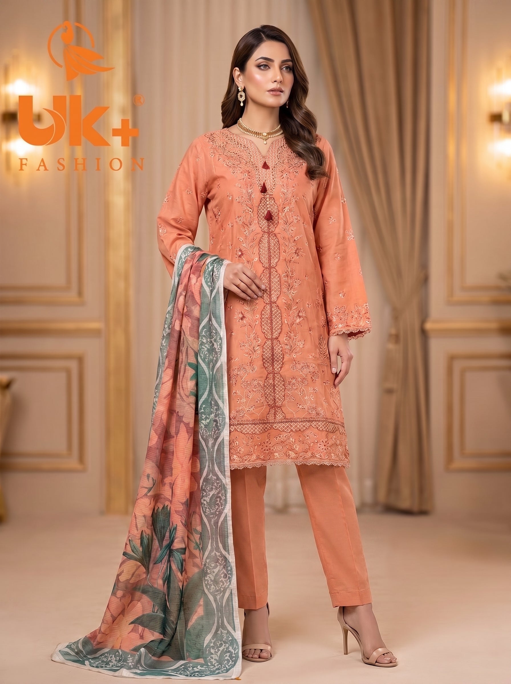 3pc pure lawn shirt,touser,dupatta
