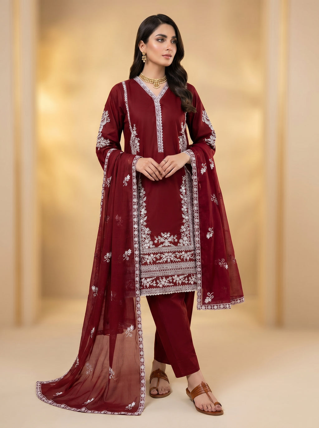 3pc pure lawn shirt,touser,dupatta