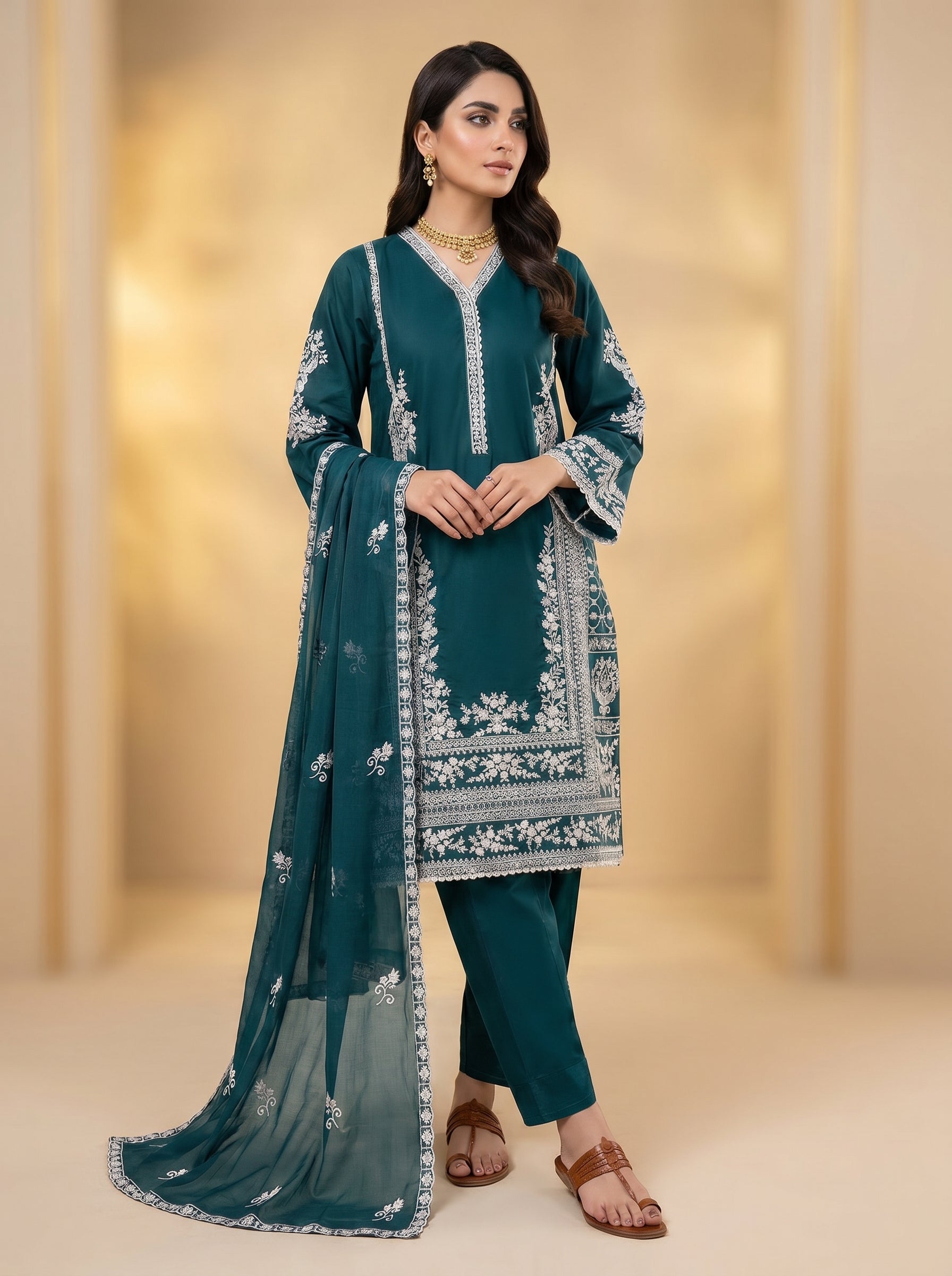3pc pure lawn shirt,touser,dupatta