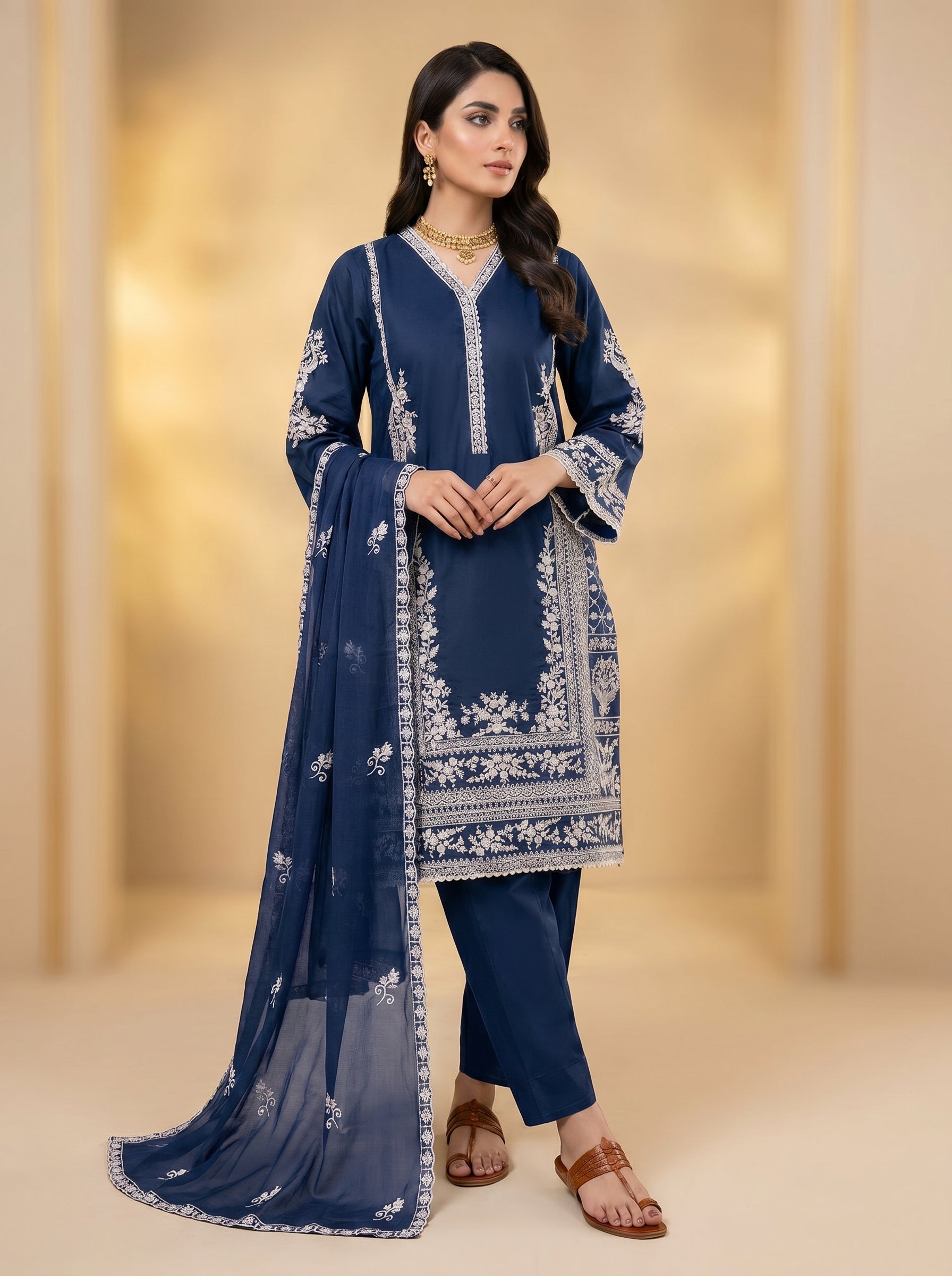 3pc pure lawn shirt,touser,dupatta