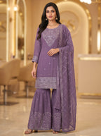 3pc pure lawn shirt,gharara,dupatta