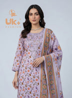 3Pc Printed Bana Dora Shirt, Plazo, Dupatta