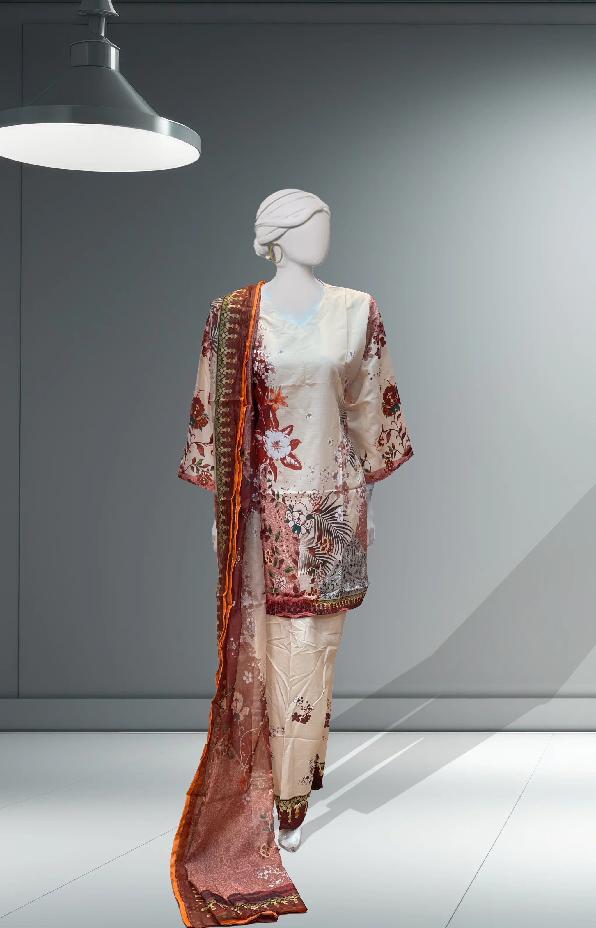 Off White Bona Dora Winter Silk Dress