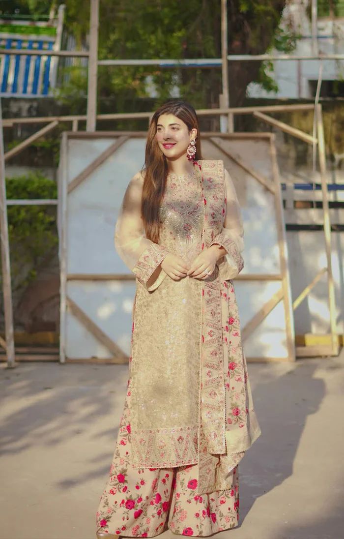 3Pc Embroidered Organza Shalwar, Shirt, Dupatta