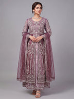Bridal organza cancan maxi,dupatta