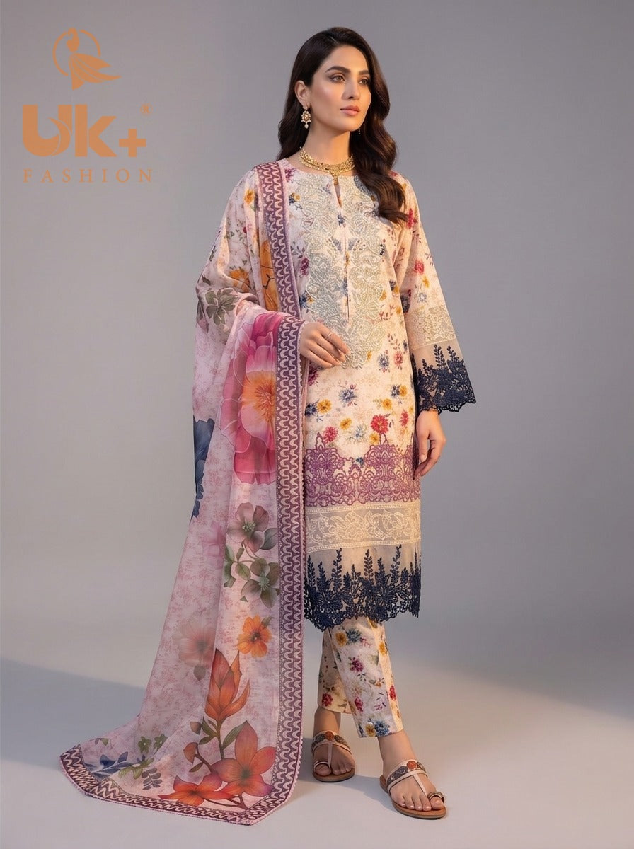 3pc pure lawn shirt,touser,dupatta