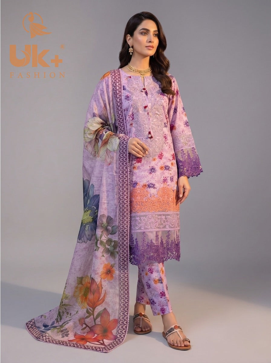 3pc pure lawn shirt,touser,dupatta
