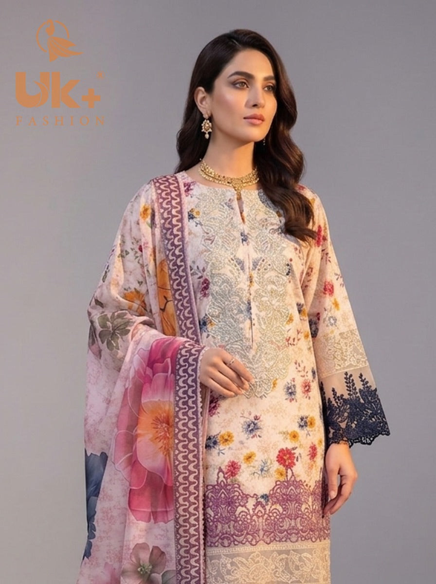 3pc pure lawn shirt,touser,dupatta