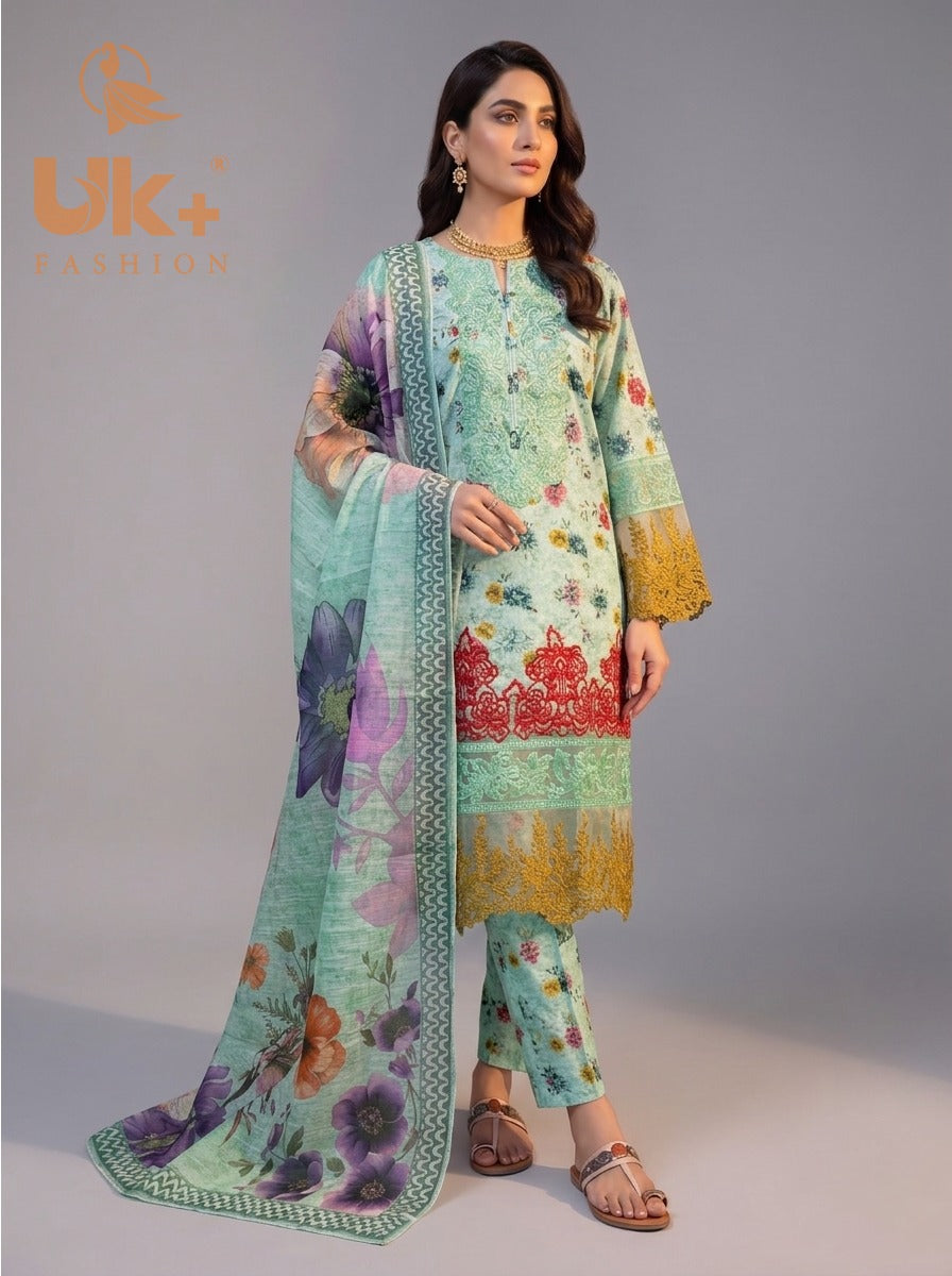 3pc pure lawn shirt,touser,dupatta