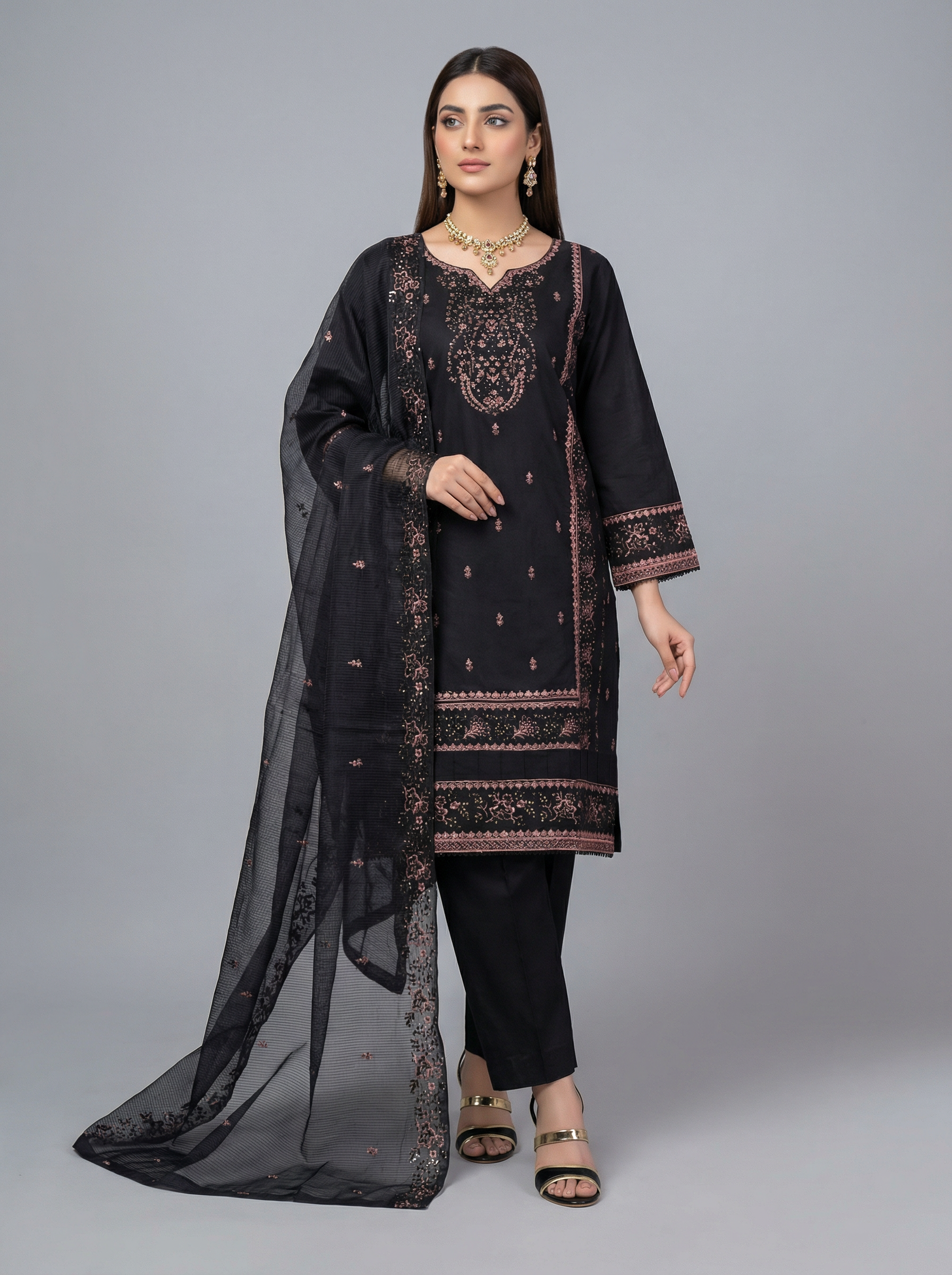 3pc pure lawn shirt,touser,dupatta