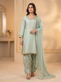 3pc Raw Silk Shirt, Farshi Shalwar,dupatta