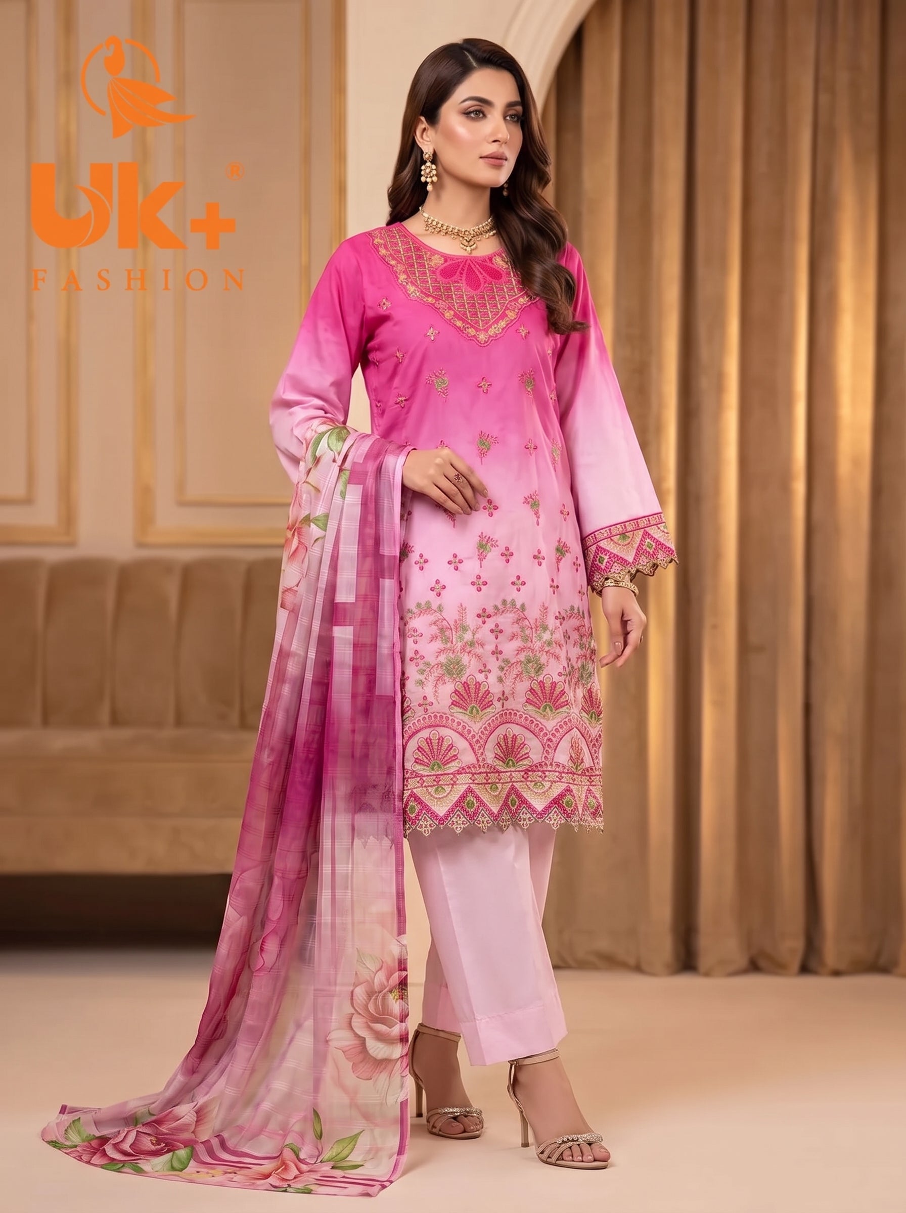 3pc pure lawn shirt,touser,dupatta