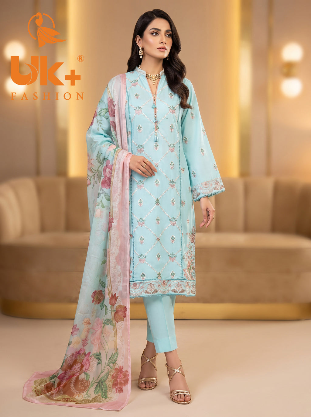 3pc pure lawn shirt,touser,dupatta