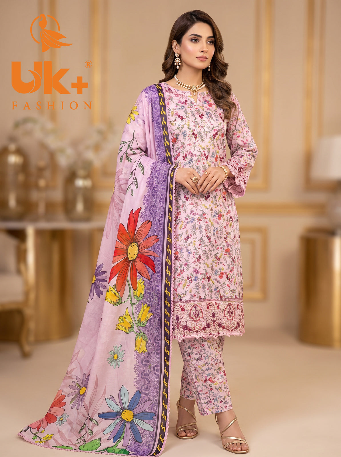 3pc pure lawn shirt,touser,dupatta