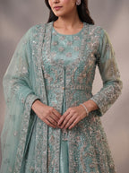 Bridal organza cancan maxi,dupatta