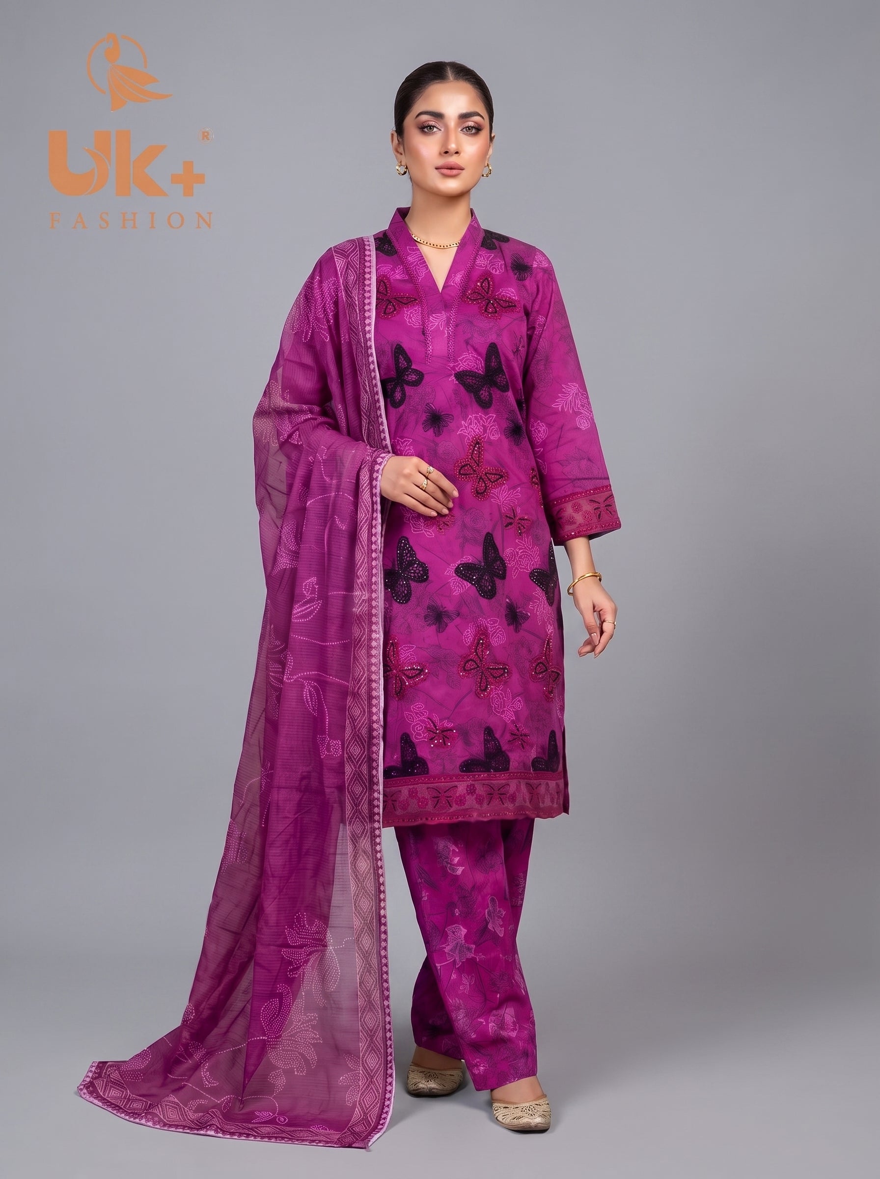 3pc pure lawn shirt,touser,dupatta