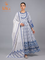 3pc Bona dora lawn frock,touser,dupatta