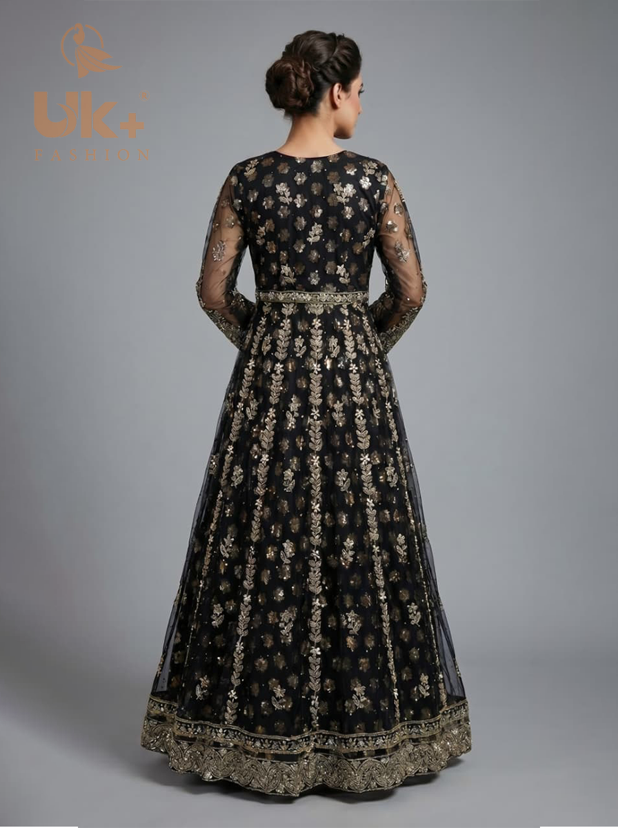 2pcs ORGANZA EMBROIDED BRIDAL MAXII