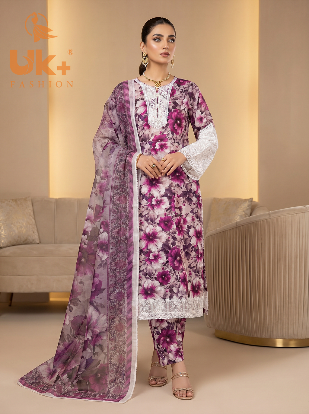 3pc pure lawn shirt,touser,dupatta