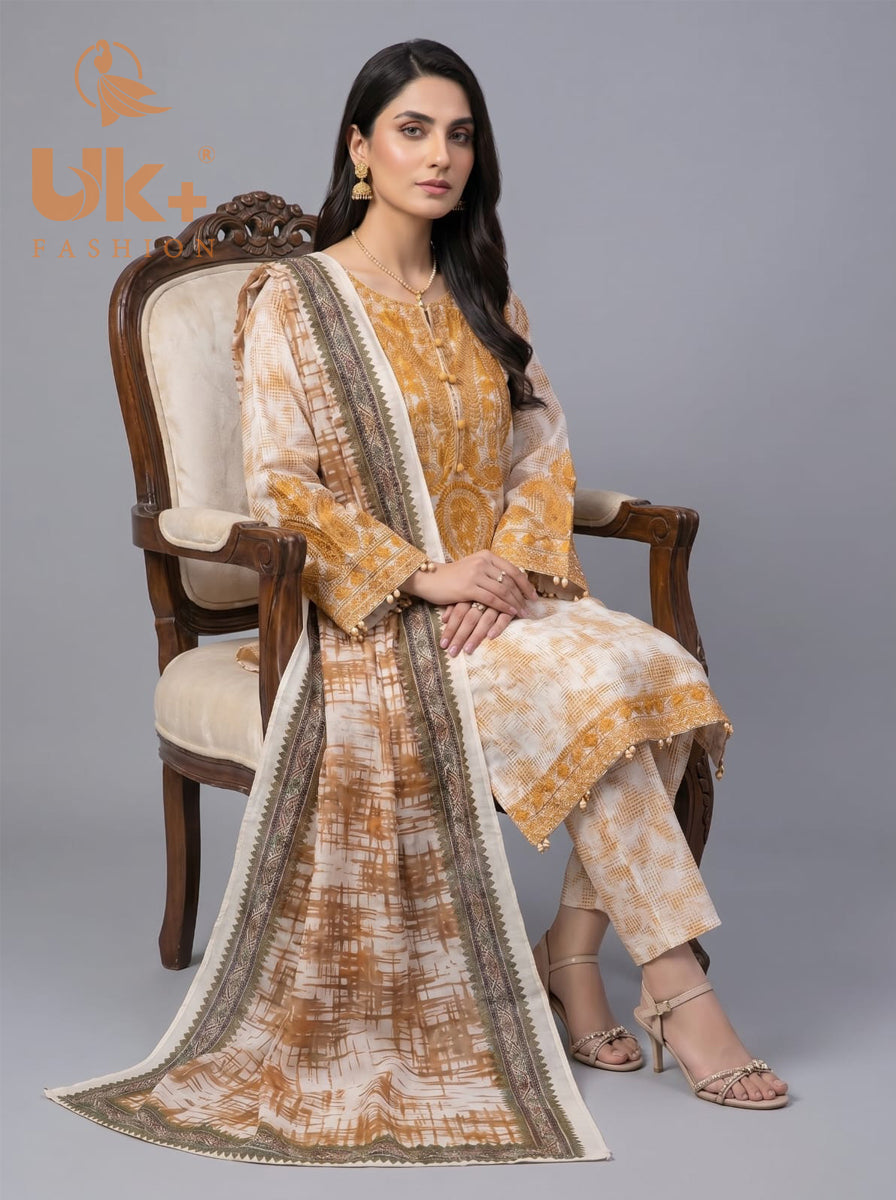 3pc pure lawn shirt,touser,dupatta