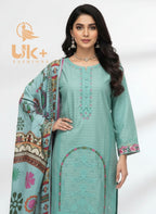3Pc Embroidered Cotton Shirt, Plazo, Dupatta