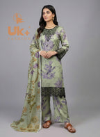 3Pc Printed Bana Dora Shirt, Plazo, Dupatta