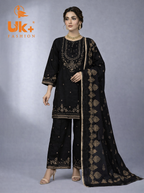 3pc pure cotton shirt,plazo,dupatta