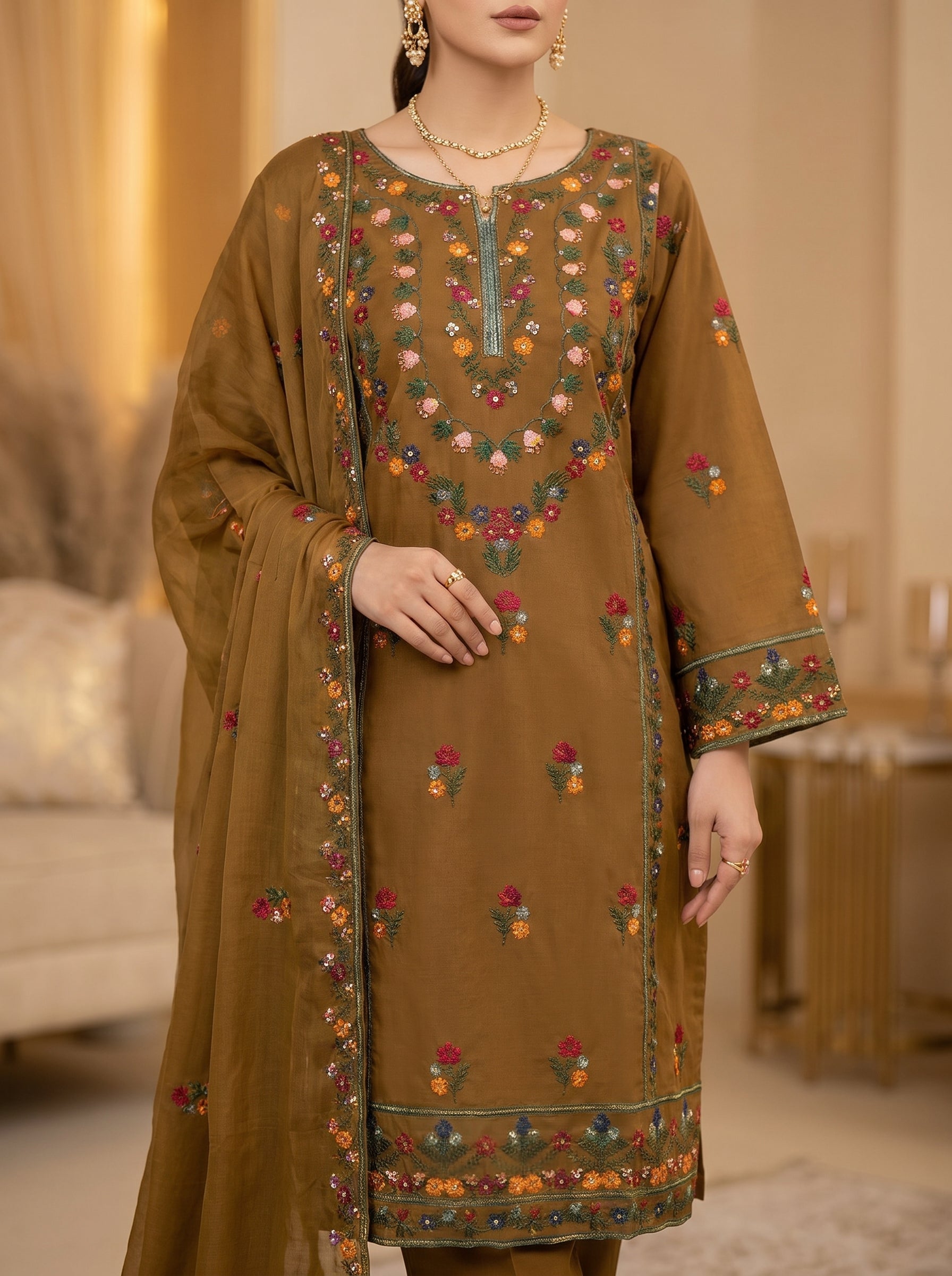 3pc pure lawn shirt,touser,dupatta