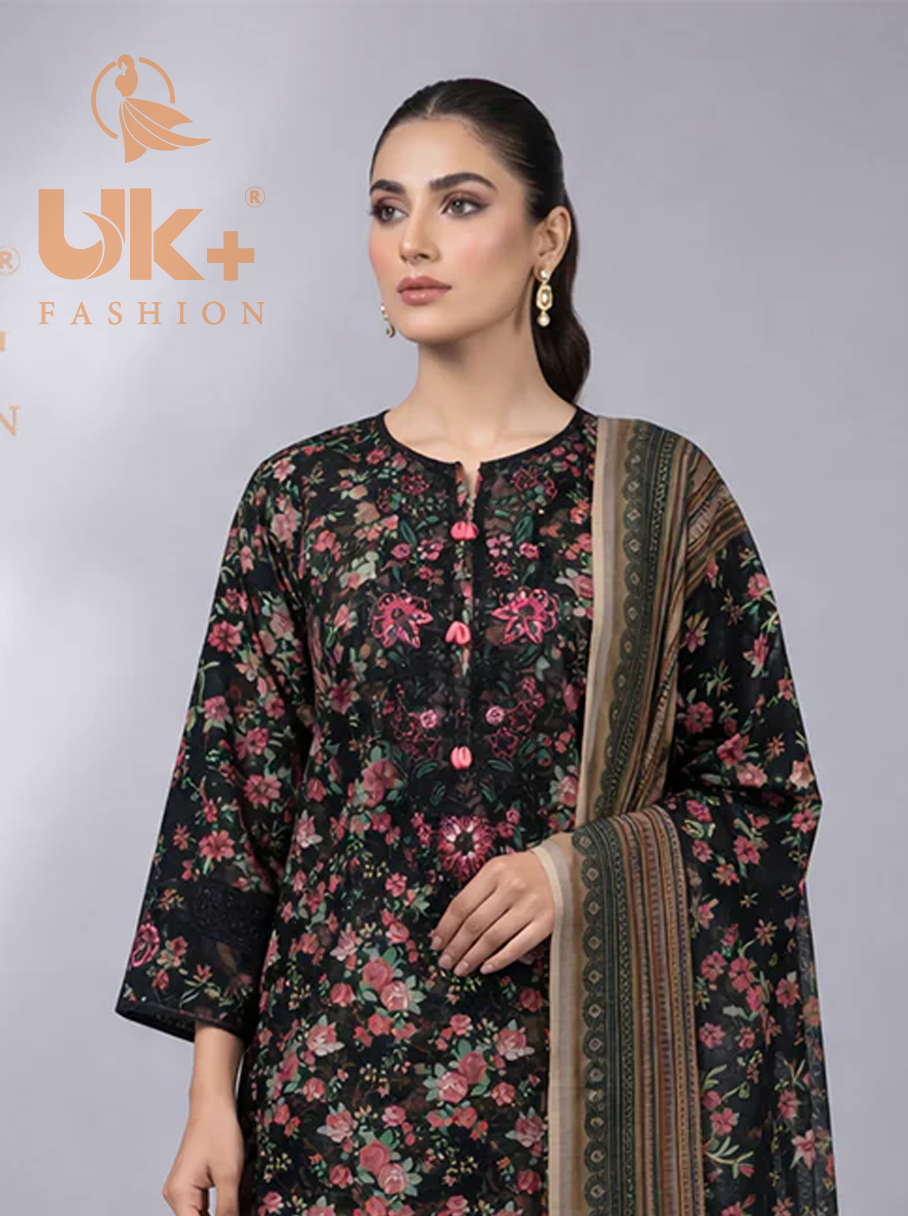 3pc pure lawn shirt,touser,dupatta