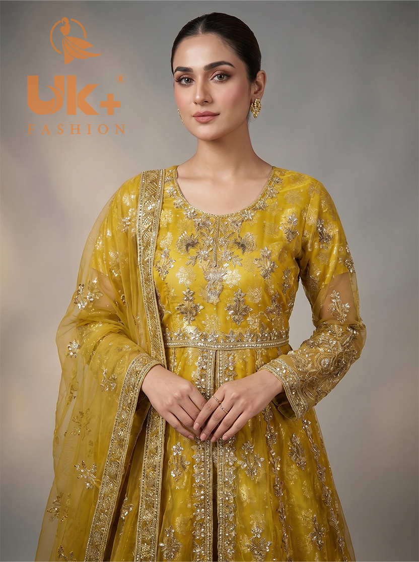 Bridal organza cancan maxi,dupatta