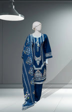 Red Winter Cotton Suit