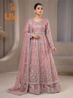 Bridal organza cancan maxi,dupatta