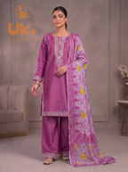 3Pc Embroidered Cotrie Shirt, Trouser, Dupatta