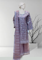 Lavender Organza Suit