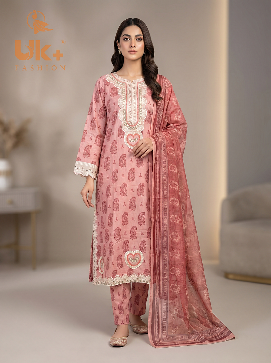 3pc Bona Dora Airline Shirt, Trouser with Diamond Dupatta.