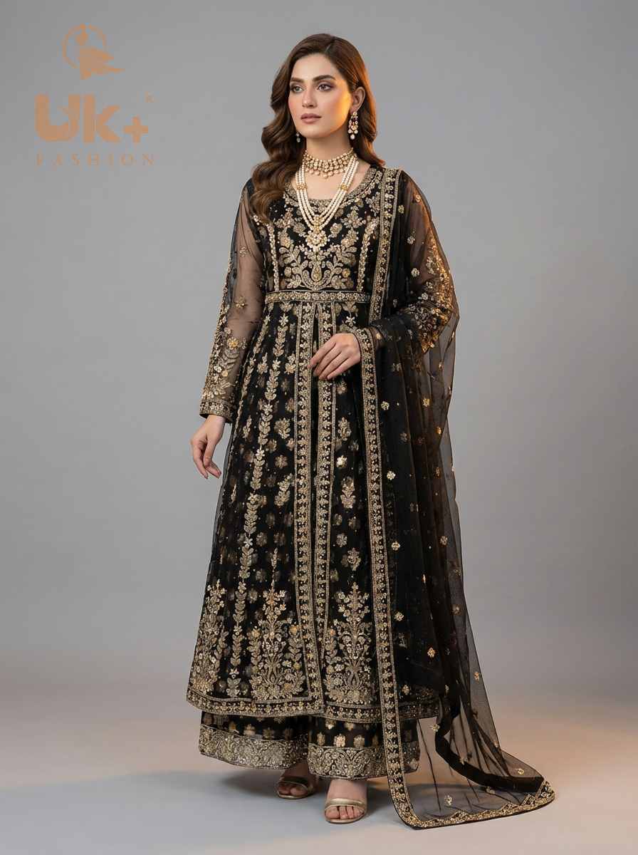 2pcs ORGANZA EMBROIDED BRIDAL MAXII