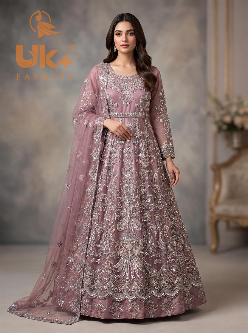 Bridal organza cancan maxi,dupatta
