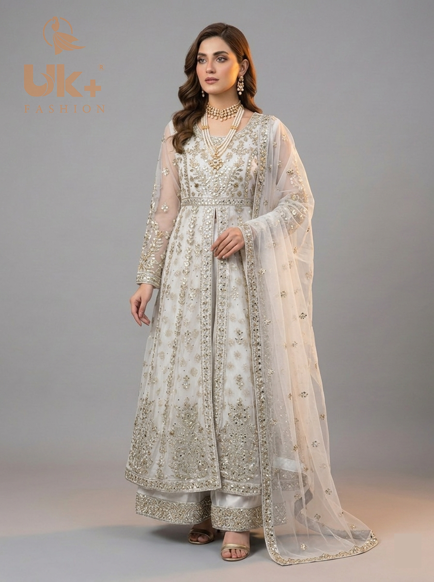 2pcs ORGANZA EMBROIDED BRIDAL MAXII